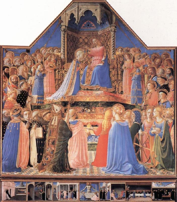 Fra Angelico The Coronation of the Virgin Germany oil painting art